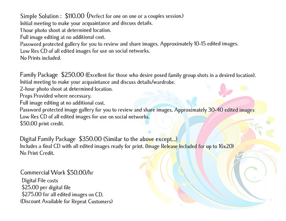 UpdatedPackage Pricing